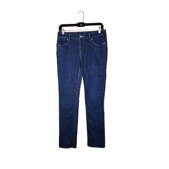 Chicos The So Slimming Slim Jean Blue Dark Wash Women's Size 00 - Picture 1 of 7
